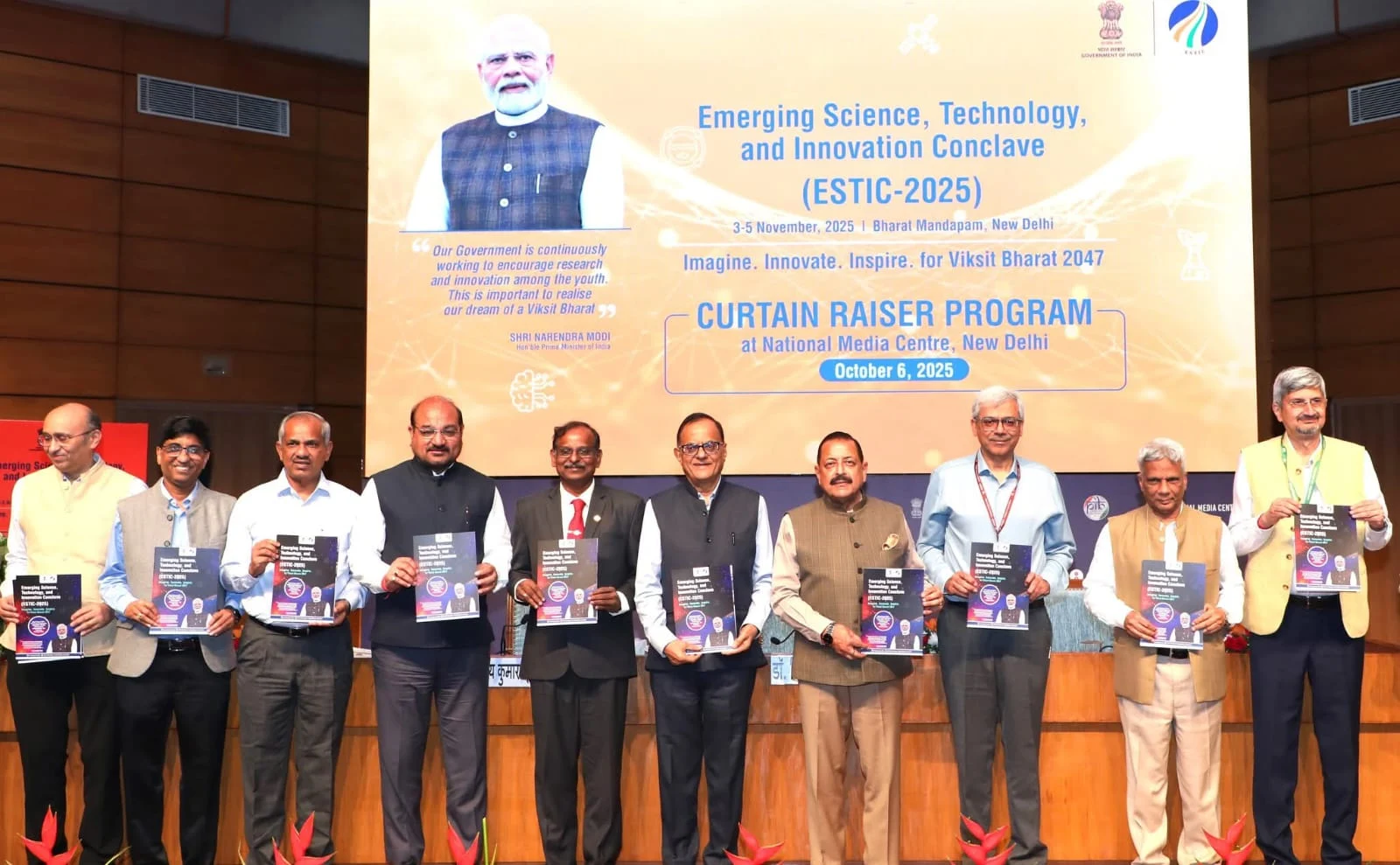 India’s Flagship Sci. & Tech Conclave ESTIC-2025 to Chart Roadmap for Atmanirbhar and Viksit Bharat