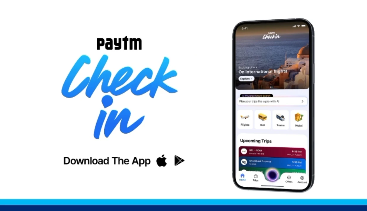 Paytm Launches AI-Powered Travel App ‘Checkin' for Smarter Bookings