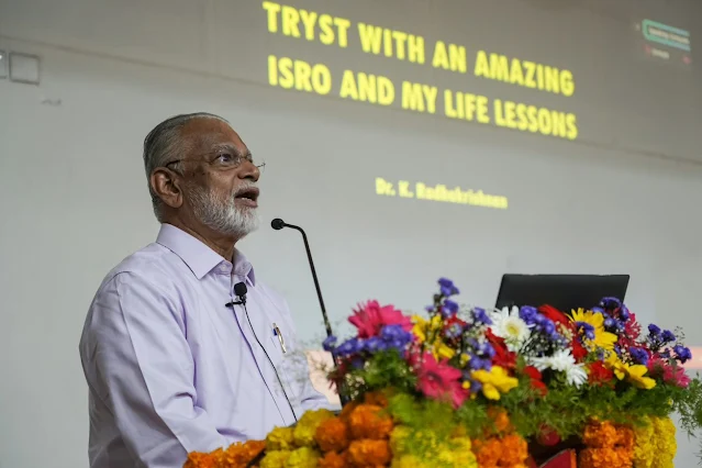 Dr Radhakrishnan During the Talk